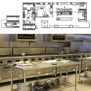 Cozinha industrial para restaurantes