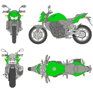 Moto Kawasaki Z750