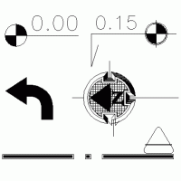 Blocos CAD, Símbolos para CAD 2D e 3D