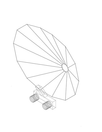 Antena parabólica Modelo 3D - Baixar Arquitectura no