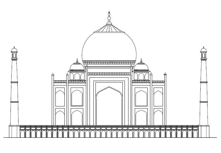 Taj Mahal.